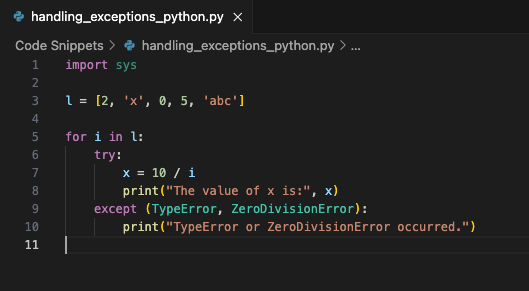 Exception Handling in Python - Coding Jedi